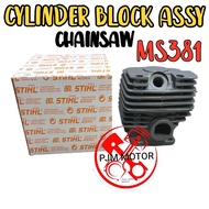 Ms381 cylinder block assy boring blok komplit mesin chainsaw FOR senso sinso sthil stihl ms 381 038