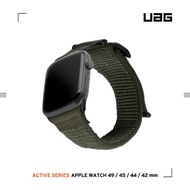 UAG Apple Watch 42/44/45/49mm 時尚尼龍錶帶V2-軍綠 [北都]