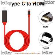 LETTER High Quality HD 1080P TV 2M 4K*2K USB 3.1 Type-C To HDMI Cable