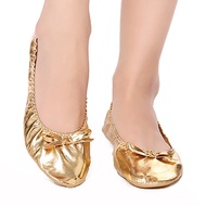 【Customer favorite】 Mmx10 Pu Gold Soft Indian Women's Belly Dance Dance Shoes Ballet Shoes Belly Dance Ballet Shoes Kids For Girls Women