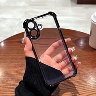 For Vivo V/S/Y Series V29 V30 V40 Y02 Y03 Y16 Y20 IQOO Z/U Series Clear Shockproof Case