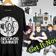 5 Seconds of Summer T-Shirt (5SOS T-Shirt Indonesian Concert T-Shirt concert T-Shirt) 2016
