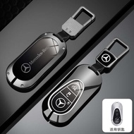 PuraAutoRepair Zinc Alloy Gradient Color Leather Car Key Case Cover Chain Smart Remote Fob Shell Hol