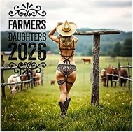 Farmers’ Daughters Calendar 2026: Playful, Sexy, and Full of Country Charm, 8.5 x 8.5" Funny Country