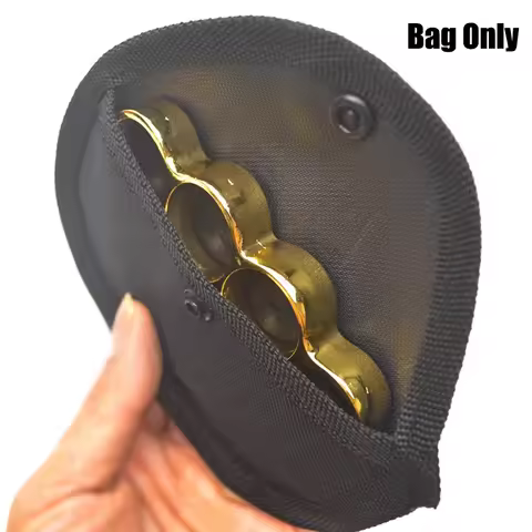 2/4Pcs Waist Pouch Finger Tiger Protection Bag Iron Four-finger Cloth Cover Shockproof Soft Lining F