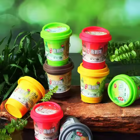 No-wash Stream Gluten Fish Bait Strong Fishy Wild Fishing Micro-fish Bait Grouper Fish Special Bait