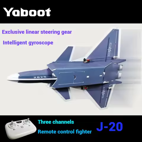 New Rc Remote-Controlled Aircraft Fixed Wing Glider J-20 Fighter Jet Professional Aircraft Model Com