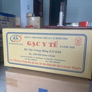 Gạc y tế Đông Pha 5*6 cm 8 lớp ( bịch 10 miếng )