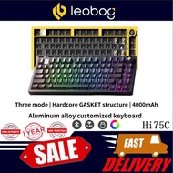 LEOBOG Hi75C tiga mod aluminium aloi Gasket struktur disesuaikan E-sukan permainan pejabat jentera p