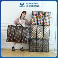 Canvas Bag for Clothes, Blankets, Waterproof Storage with Handle 70x50cm
