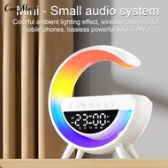 G-shaped Wireless Speaker 13 Modes Bedside Lamp G-shaped 15w Wireless Bluetooth 5.2 Speaker with Fas