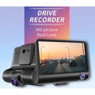 Car Dash Cam Rear Dash Camera Recorder 4 Inch FHD 1080P 3 Lens Car DVR Video Recorder Dash Camera