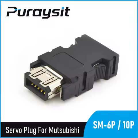 Puraysit Servo motor J4 JE servo drive CN2 Encoder 10 core connector SM-10P plug