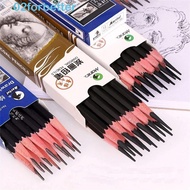 FORBETTER 12Pcs Sketch Pencils Black Pencils School Supplies 3B 4B 5B 6B 7B 8B 10B Hard Charcoal Art