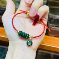 TNQ - Ngu Dieu Bracelet, Son Thuy Marble Money Bag - Lucky feng shui stone bracelet