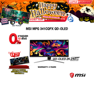 [ผ่อน 0% 10 ด.]MSI MPG 341CQPX QD-OLED/QD-OLED 2K 240Hz/ประกัน 3 Years