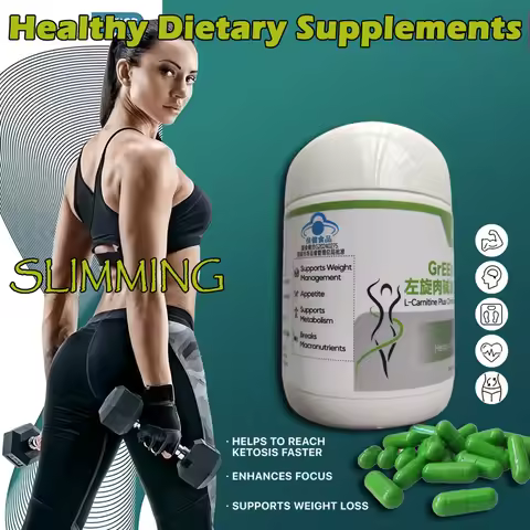 Extra Strength L-carnitine & chromium Weight Loss Capsules, Natural Appetite Suppressant, Fat Blocke