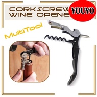 New Multi Tool Corkscrew Wine Bottle Opener Multifunctional Stainless Steel Bottle Cap Opener Champa