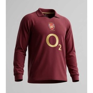 Arsenal 2005 maroon highbury longsleeve retro jersey