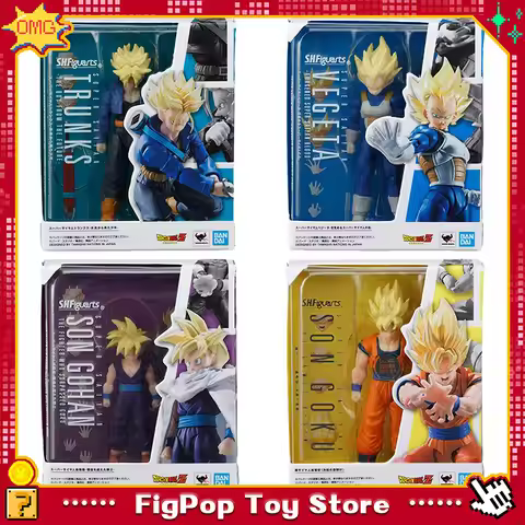 In Stock BANDAI Dragon Ball S.H.Figuarts Miniature Collection Son Goku Vegeta Gohan Future Trunks SS
