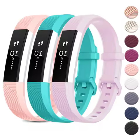 Silicone Strap for Fitbit Alta HR Band Wristband Adjustable Watchband Bracelet for Fibit Alta HR Str