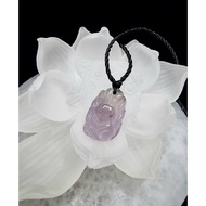 9 Tails Fox Amethyst Quartz Pendant Necklace 25mmnatural F937
