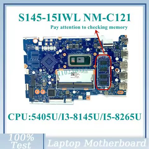 FV440/FS441/FS540 NM-C121 With 5405U/I3-8145U/I5-8265U CPU Mainboard For Lenovo IdeaPad S145-15IWL L