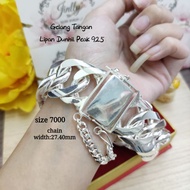 925 silver bangle for men*gelang tangan lipan sesuai untuk lelaki bracelet silver