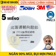[SUPER Cheap] Combo of 5 dust, smoke, odor filters 3M 7711 for 3M 3200 mask - mask with 1 filter