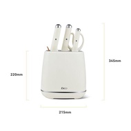 CORING | Vacuum Titanium Coated Stainless Steel Anti-bacterial Kitchen Knife Set 6 Pieces