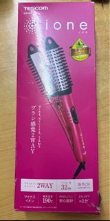 日本牌子Tescom 2way ionic 直卷兩用 負離子 鬈髮器直髮夾 IPH1632