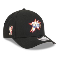 New Era Philadelphia 76ers Black 9FORTY M-Crown Adjustable Cap