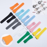 With logo Original Interface Fluoride Rubber Watch Strap Suitable for Richard Miller RM59-01 RM061/3