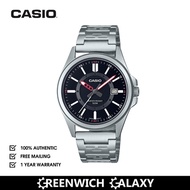 Casio Stainless Steel Analog Dress Watch (MTP-E700D-1E)