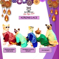 BAJU KUCING COMEL KURUNG LACE RAYA 2024