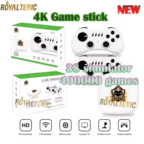 New Y1 TV Game Stick 3D Classic Games Player Rocker Control 40000games 38 Simulators 1/2players Home