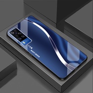 Ốp Lưng cho VIVO Y51 2020Y53s Y72 5G Mặt kính cường lực cao cấp Họa tiết LOGO RỒNG