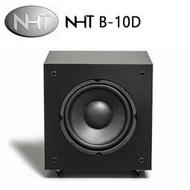 【澄名影音展場】美國 NHT B-10D 密閉式10吋超重低音喇叭 黑色/支