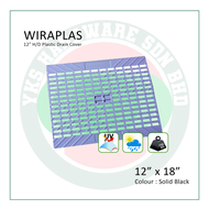WIRAPLAS 12" H/D Plastic Drain Cover with UV Shield - 12"x18"