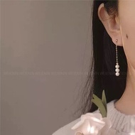 WEIENIN Natural Freshwater Pearl Earrings Earrings BB Pearl 3-4mm Strong Light Flawless