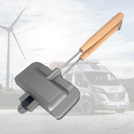TentangOutdoor Sandwich Baking Toast Pan Pemanggang Roti Anti Lengket Outdoor Camping - Papan Memang