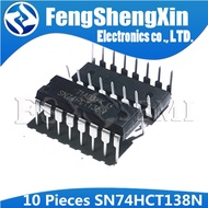 10pcs SN74HCT138N DIP-16 CD74HCT138E DIP 74HCT138 74HCT138N DIP16 3-LINE TO 8-LINE DECODERS/DEMULTIP