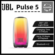 JBL Pulse 5 Bluetooth Speaker - IPX7 Waterproof, 12H Playtime, 360° LED Lights, PartyBoost, Rich Bas
