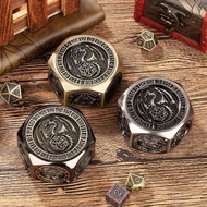 D&D 8-Sided Metal Dice Spinner Wheel for Tabletop Games