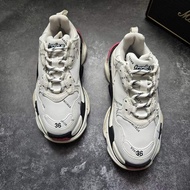 巴黎世家BALENCIAGA TRIPLE S 白粉彈幕