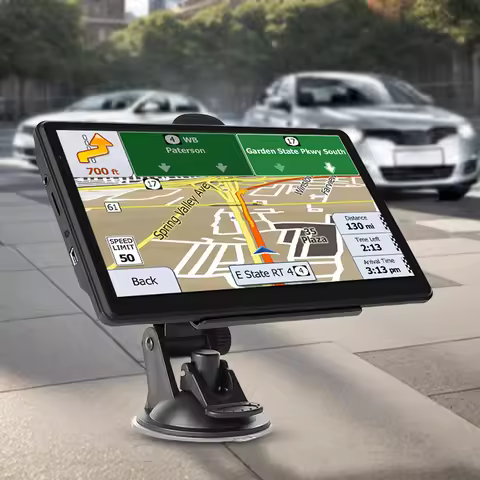 7 Inch Car GPS Navigator EU AU US Map HD TFT Touch Screen HD GPS Device 256MB+8G Portable Auto Satel