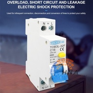 JS99 RCBO MCB RCCB ELCB AC TOMZN 6A - 32A Lightning Protection Residual - 10A