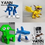 YANN  Printed Figure, Imaginative Horror Game Theme Miniature Craft Decoration,  67 Brainrot Figure 