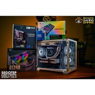 All WHITE THEMED CUSTOM GAMING PC | i5 14600K |IGAME ULTRA RTX 4060ti 8G / ASUS PRIME B760M A WIFI