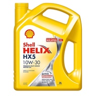 [Pasaran Malaysia] Shell HX5 10w30 3L  Mineral Engine Oil Minyak Hitam Enjin Kereta Car Perodua Kancil Kenari Kelisa